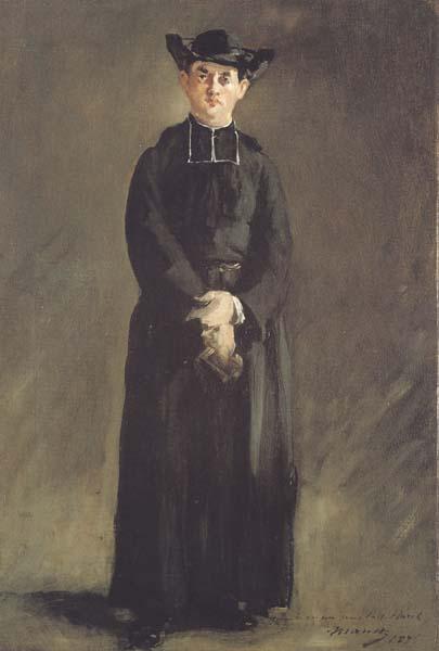 Edouard Manet Portrait de l'abbe Hurel (mk40) France oil painting art